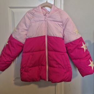 Old Navy Kids Pink and Light Pink Puffer Jacket